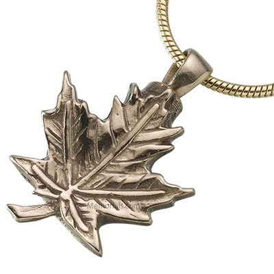 Maple Leaf Keepsake Pendant V